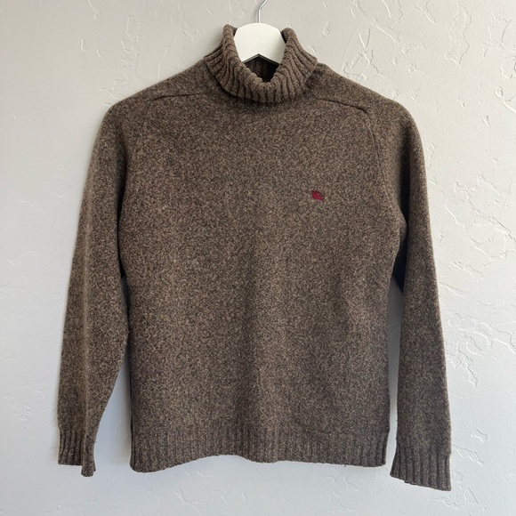Auth BURBERRY Wool Turtleneck Sweater - Picture 1 of 10